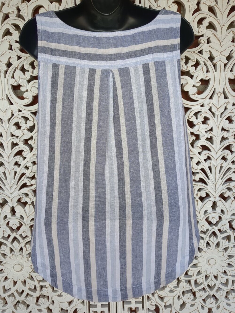 Sleeveless Stripped Tunic - Picture 4 of 9